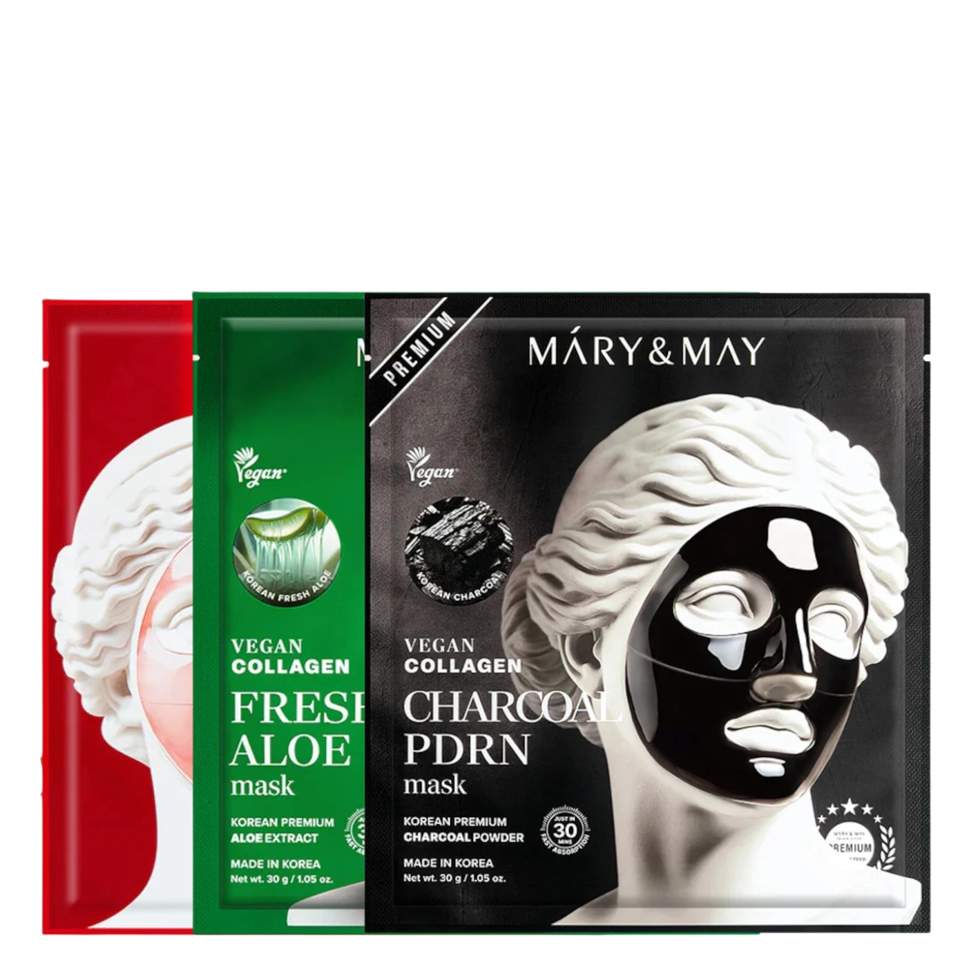 Mary&May Zestaw maseczek do twarzy 3 szt.