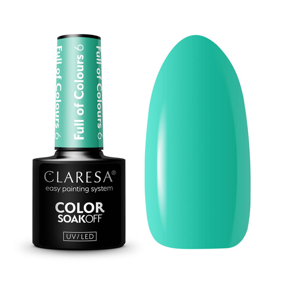 Claresa Nails Lakier hybrydowy FULL OF COLOURS 6 - 5g