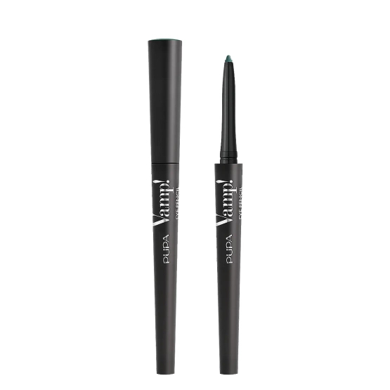 Pupa Milano VAMP! Eye Pencil 2 in 1 Pencil Eyeliner and Kajal - Wodoodporna kredka do oczu 2 w 1: eyeliner i kajal Ultimate Malachite 0,35 g