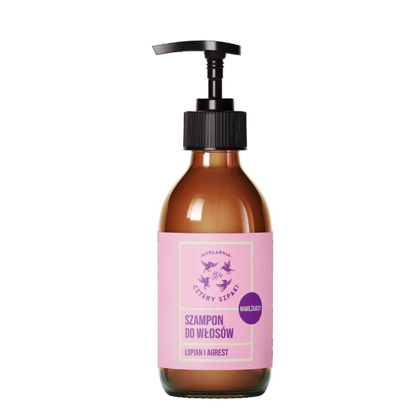 Cztery Szpaki Szampon nawilżający Łopian i Agrest 300 ml