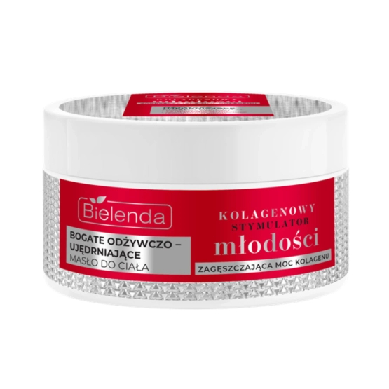 Bielenda KOLAGENOWY STYMULATOR MŁODOŚCI Bogate Odżywczo ujęrniające masło do ciała 200 ml