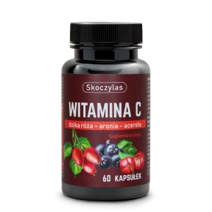 Skoczylas WITAMINA C TRIO dzika róża, aronia, acerola 60 kapsułek