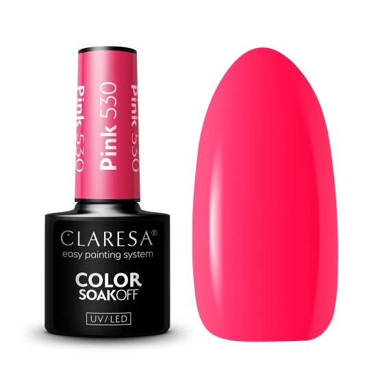 Claresa Nails lakier hybrydowy Pink 530 - 5g