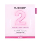 Numbuzin No 2 Rose PDRN Overnight Collagen Mask – regenerująca maska kolagenowa na noc z PDRN 1 szt.