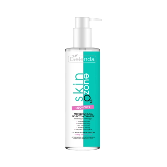 Bielenda SKIN O3 ZONE Ozonowa mikroemulsja do mycia twarzy dotleniająco nawilżająca 195 ml