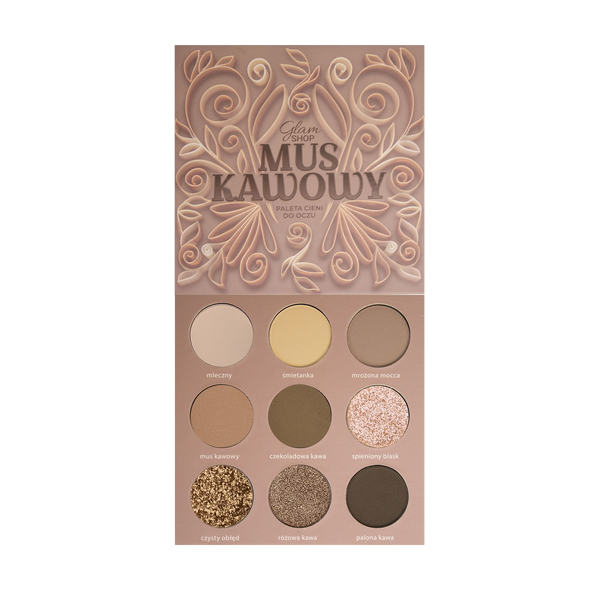 Glam Shop Paleta Cieni Do Powiek Mus Kawowy 9x1,6g
