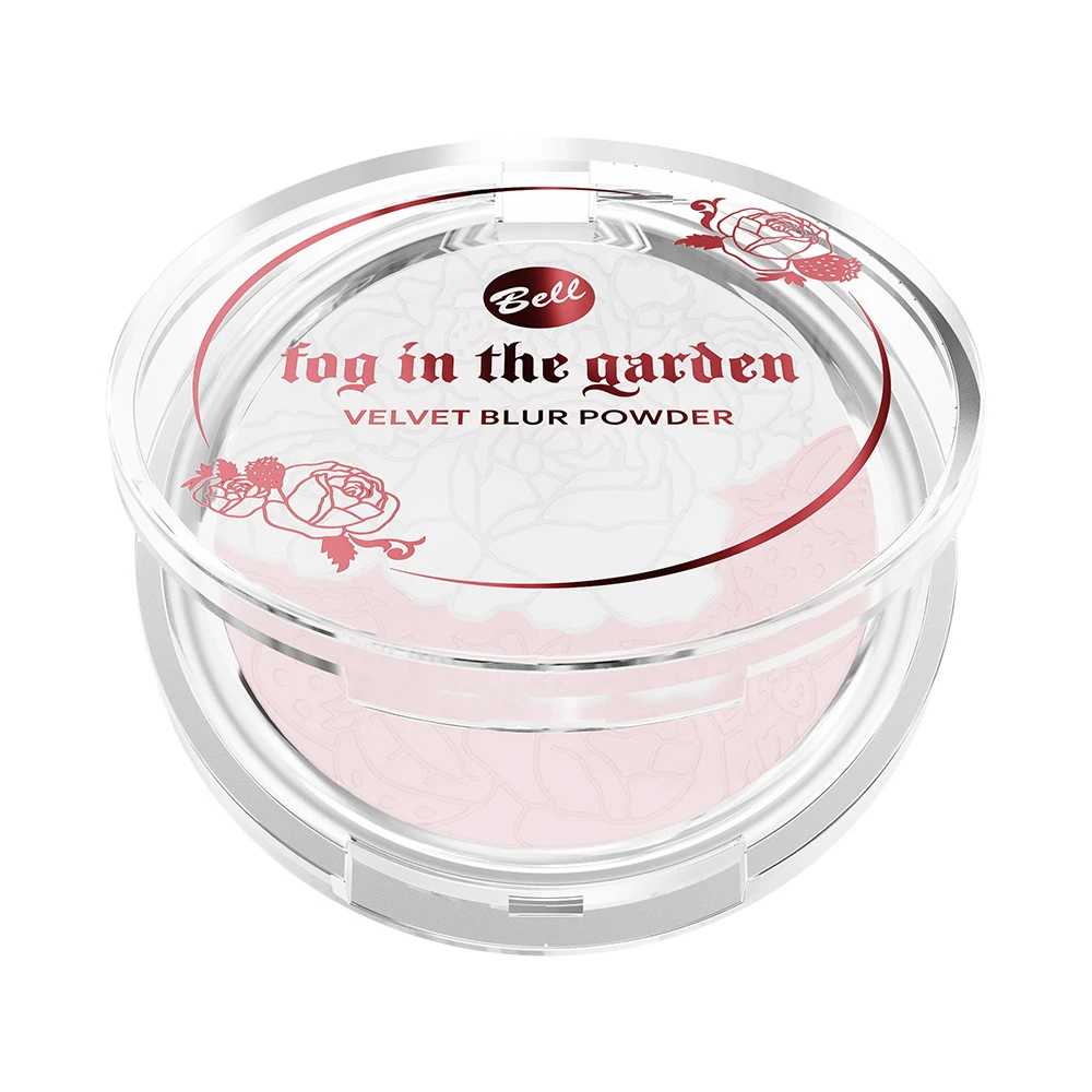 Bell x Fog in the Garden Velvet Blur Powder 01 Cream & strawberries Blurujący puder do twarzy 7g