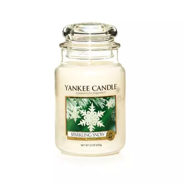 Yankee Candle ŚWIECA W SŁOIKU DUŻA Sparkling Snow