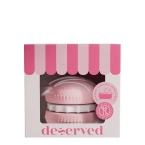 DESERVED Bath Bomb Raspberry Vanilla Macaron - Kula do kąpieli makaronik waniliowo-malinowy 100g