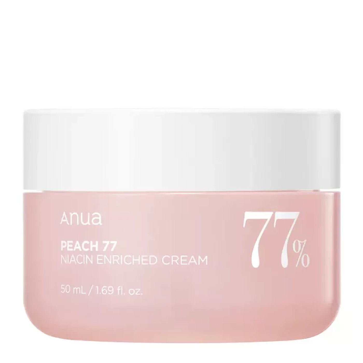 Anua Peach 77% Niacin Enriched Cream Nawilżający Krem do twarzy z ekstraktem z brzoskwini 50ml