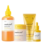 Medicube Kojic Acid Set Zestaw z kwasem kojowym na przebarwienia: tonik + serum + toner padsy + maska całonocna