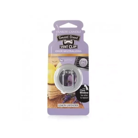 Yankee Candle CAR Vent Clip Zapach do samochodu Lemon Lavender