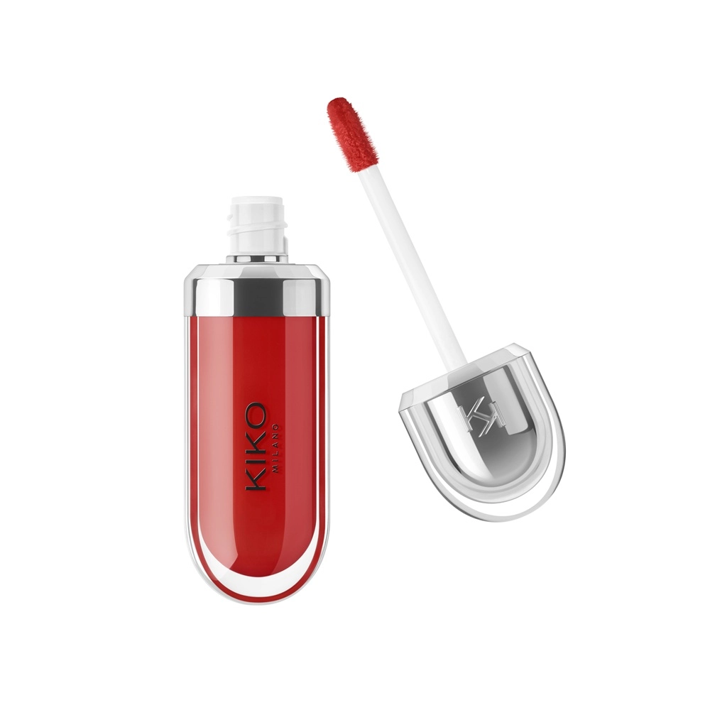 KIKO Milano 3D Hydra Lipgloss zmiękczający błyszczyk do ust z efektem 3D 13 Fire Red 6.5ml