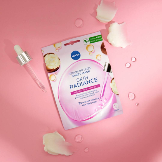 Nivea Skin Radiance maska w płachcie z serum rozświetlającym