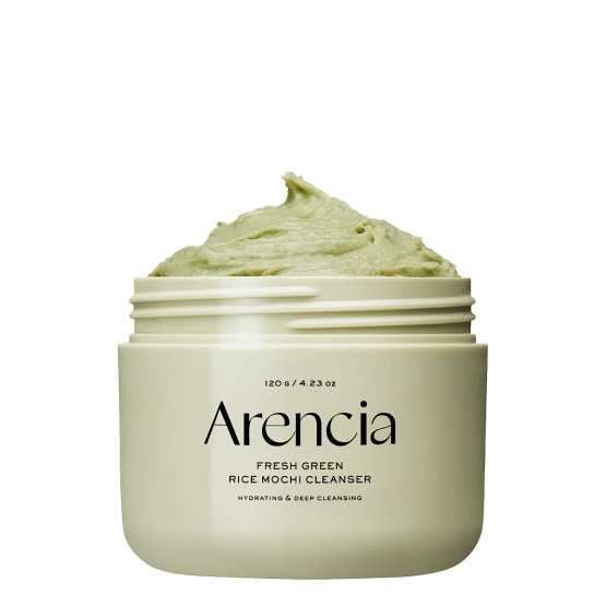 Arencia Fresh Green Rice Mochi Cleanser - Nawilżająco-Oczyszczająca Pasta do Mycia Twarzy 120g
