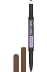Maybelline Express Brow Satin Duo Dwustronna kredka do brwi MEDIUM BROWN