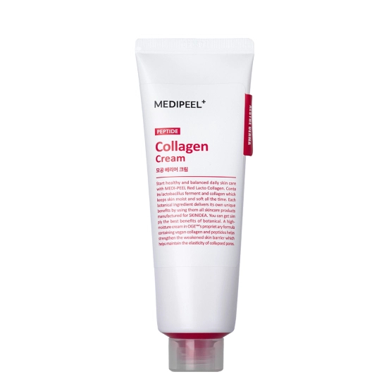 Medi-Peel Red Lacto Peptide Collagen Barrier Cream - Ochronno-Ujędrniający Krem do Twarzy 80ml