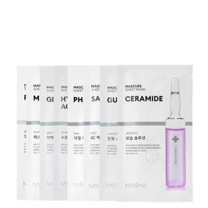 Missha Zestaw maseczek do twarzy Mascure Sheet Mask 8szt.