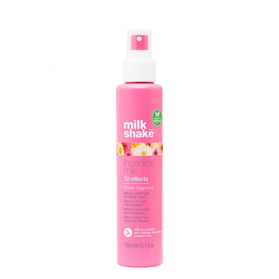 Milk Shake Incredible Milk 12 Effects Treatment Flower - Kuracja do wszystkich rodzajów włosów bez spłukiwania 150 ml