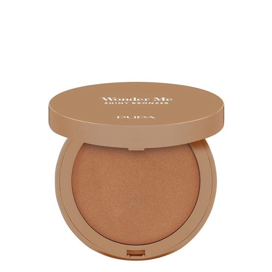 Pupa Milano Wonder Me Shiny Bronzer Luminous Baked Bronzer - Rozświetlający wypiekany bronzer Medium Neutral 6 g