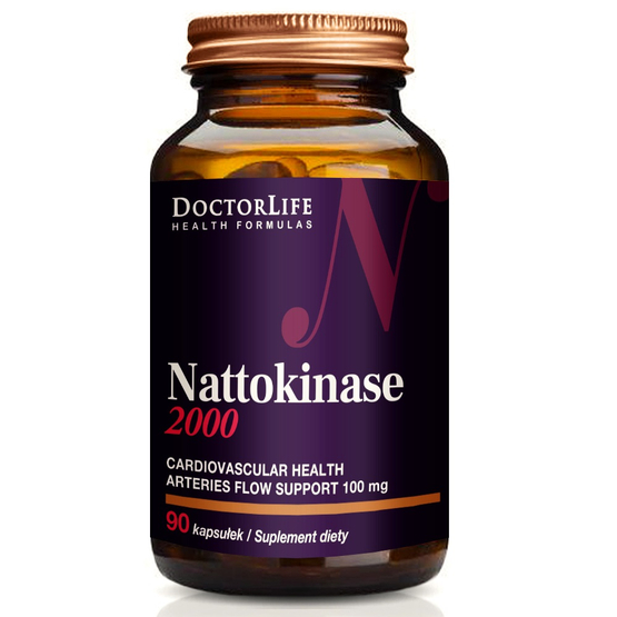 Doctor Life Nattokinase 2000 100mg suplement diety 90 kapsułek