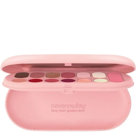 Pupa Milano Make My Day Pocket Make-Up Palette - Paleta do makijażu twarzy, oczu i ust 003 Bright Rose 12 g