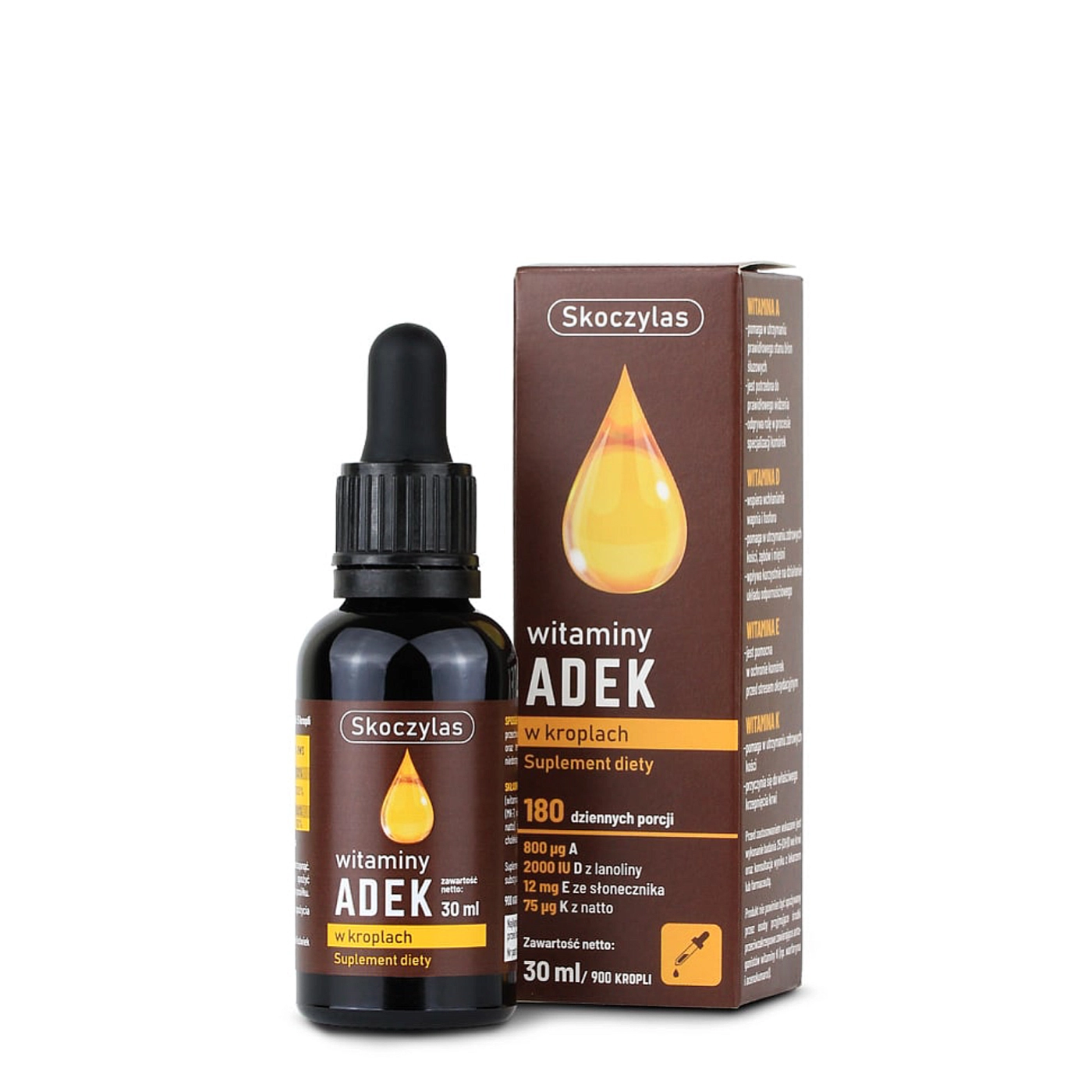 Skoczylas WITAMINY ADEK w kroplach 30ml