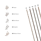 Eveline Cosmetics Micro Precise Brow Pencil Ultraprecyzyjna kredka do brwi 02 Soft Brown