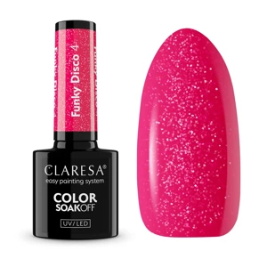 Claresa Nails Lakier hybrydowy FUNKY DISCO 4 Pink Fever 5g