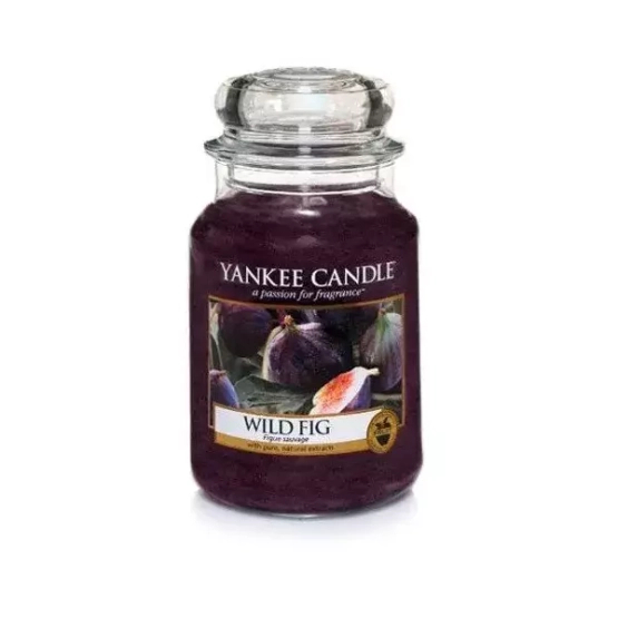 Yankee Candle ŚWIECA W SŁOIKU DUŻA Wild Fig