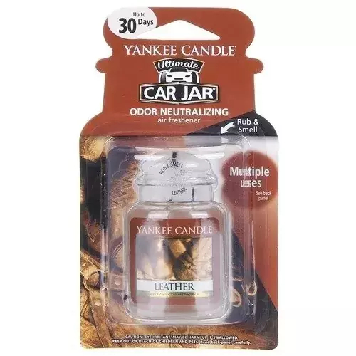 Yankee Candle Car Jar Ultimate Zapach do samochodu Leather