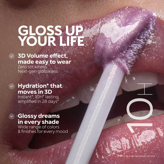 KIKO Milano 3D Hydra Lipgloss zmiękczający błyszczyk do ust z efektem 3D 33 Pearly Watermelon 6.5ml