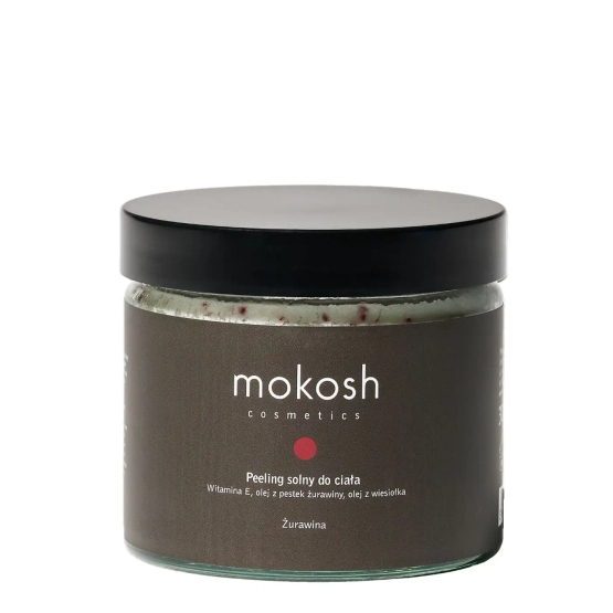 Mokosh Peeling solny do ciała Żurawina 300g