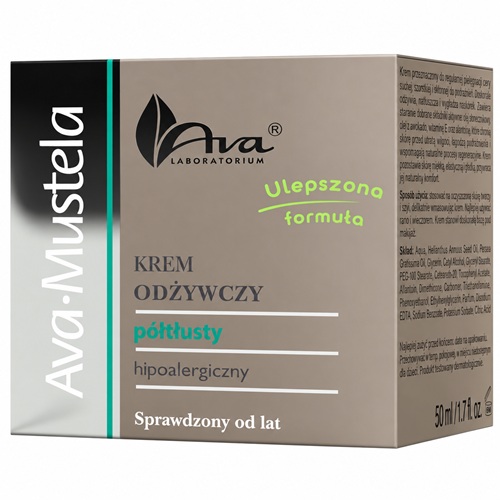 Ava Laboratorium Ava-Mustela odżywczy krem półtłusty do twarzy 50ml