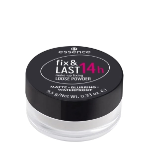 essence Fix & LAST 14h Make-up Fixing Loose Powder – Transparentny Puder sypki utrwalający makijaż