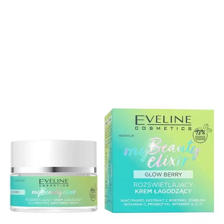Eveline Cosmetics MY BEAUTY ELIXIR Rozświetlający krem łagodzący 50ml