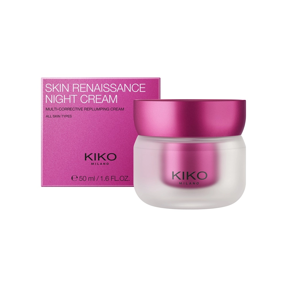KIKO Milano Skin Renaissance Night Cream wypełniający i odżywczy krem na noc o wielokierunkowym działaniu korygującym 50ml