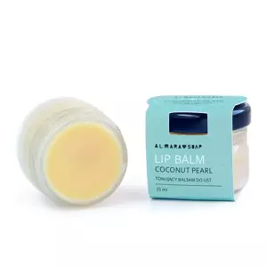 Almara Soap LIP BALM | COCONUT PEARL Tonujący i odżywczy balsam do ust o zapachu kokosa 25ml
