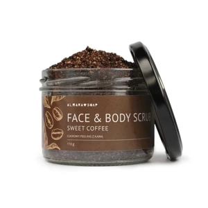 Almara Soap SWEET COFFEE | FACE & BODY SCRUB Naturalny kawowy peeling do ciała i twarzy 110g