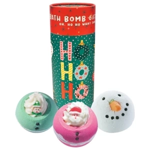 BOMB Cosmetics Tuba świąteczna z kulami do kąpieli Ho Ho Ho 