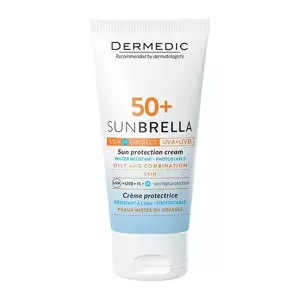 Dermedic Sunbrella Wodoodporny krem ochronny spf50+ skóra tłusta i mieszana 50 ml