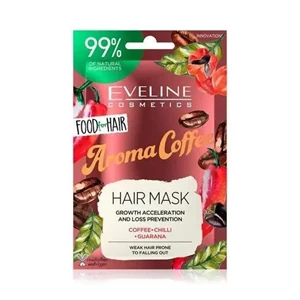 Eveline Cosmetics Food for Hair Aroma Coffee Maska do włosów przyspieszanie wzrostu włosów i zapobieganie wypadaniu 20ml