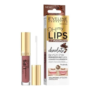 Eveline Cosmetics Oh! My Lips Błyszczyk powiększający usta z kwasem hialuronowym, zapach czekoladowy 4,5 ml