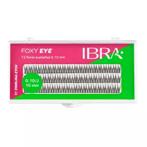 Ibra Kępki sztucznych rzęs „Foxy Eye” 0,10 J 10mm