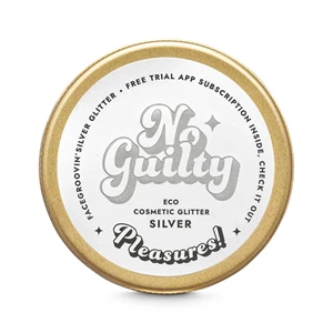 Ministerstwo Dobrego Mydła Facegroovin's glitter Bio-brokat Silver