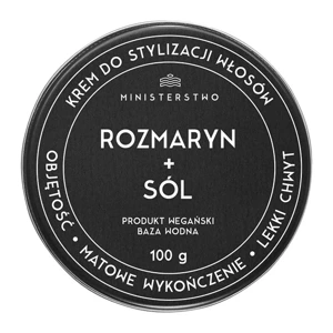 Ministerstwo Dobrego Mydła Krem-Prestyler do stylizacji włosów Rozmaryn+Sól 100g