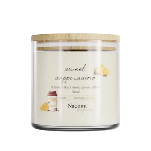 Nacomi Duża świeca sojowa w słoiku Sweet Cappuccino 450g