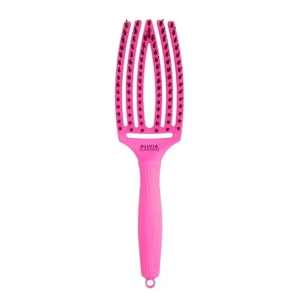 Olivia Garden Szczotka do Włosów Finger Brush Combo Medium Neon Pink