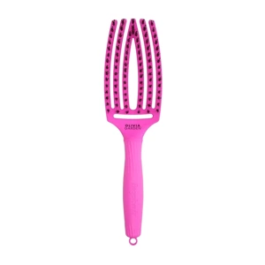 Olivia Garden Szczotka do Włosów Finger Brush Combo Medium Neon Purple