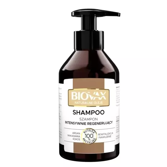 Biovax Szampon naturalne oleje do włosów suchych i zniszczonych 200ml